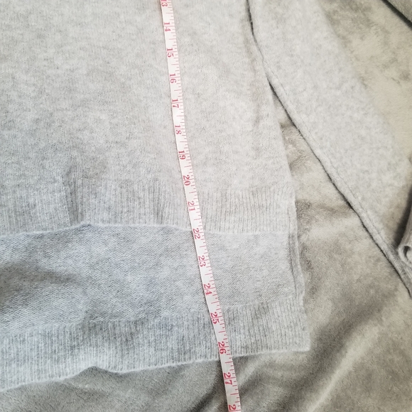 Sundance Cross Stitch Accent Womens Crew Neck SM Hi Low Pullover Sweater - Picture 8 of 9